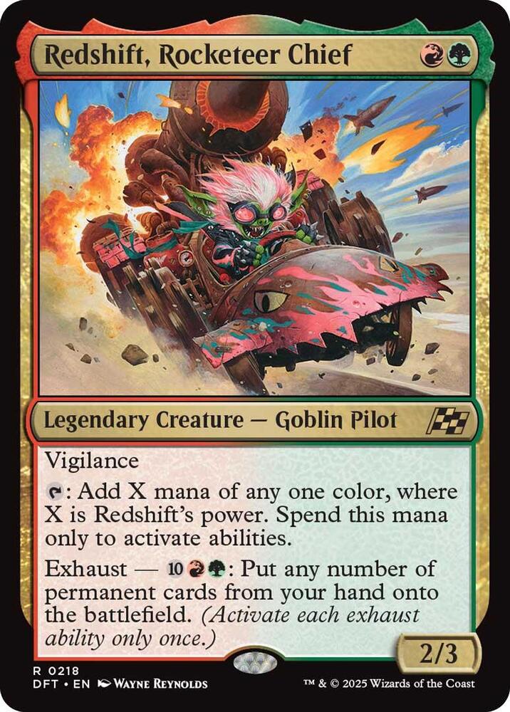 Redshift, Rocketeer Chief (DFT)