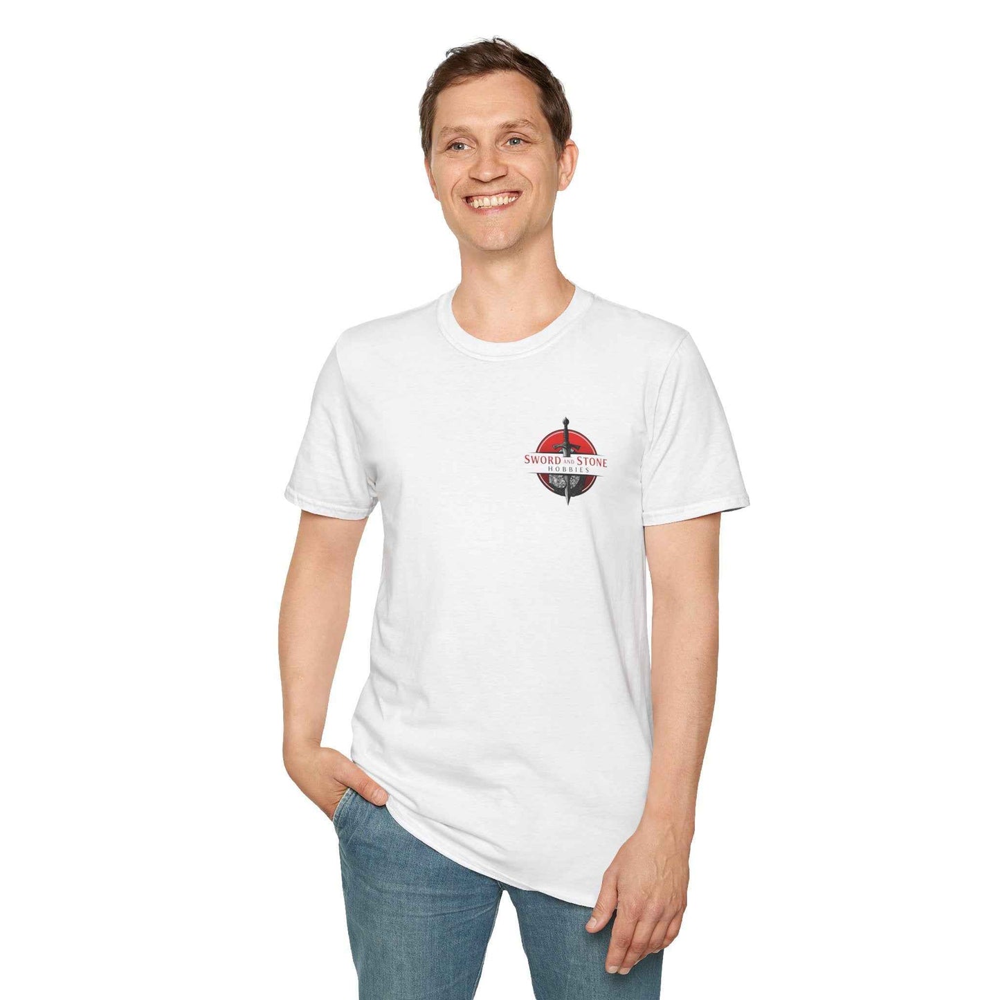 Sword and Stone Hobbies Logo T-Shirt - White