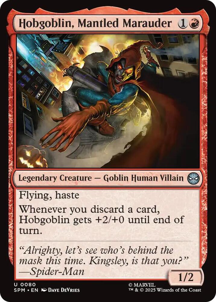 Hobgoblin, Mantled Marauder (SPM)
