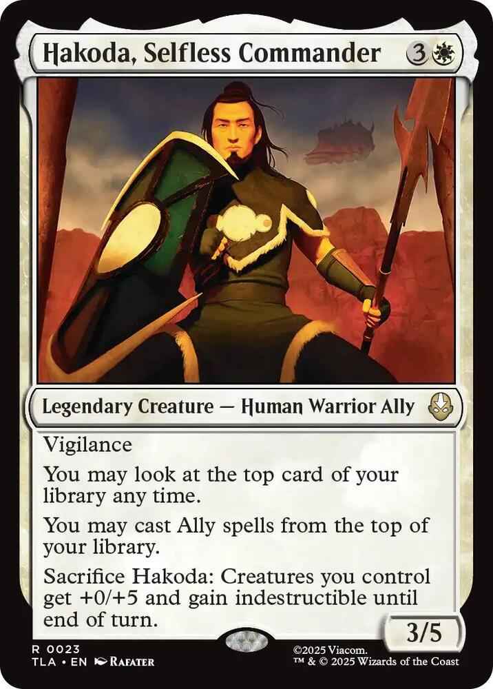Hakoda, Selfless Commander (TLA)