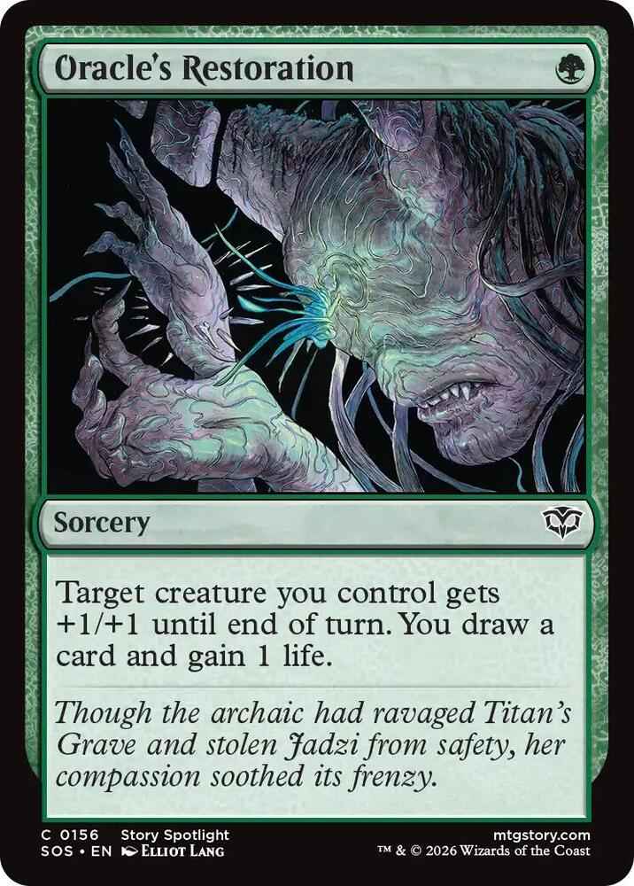 Oracle's Restoration