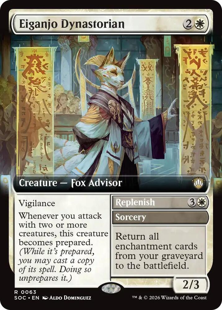 Eiganjo Dynastorian (Extended Art) (SOC)