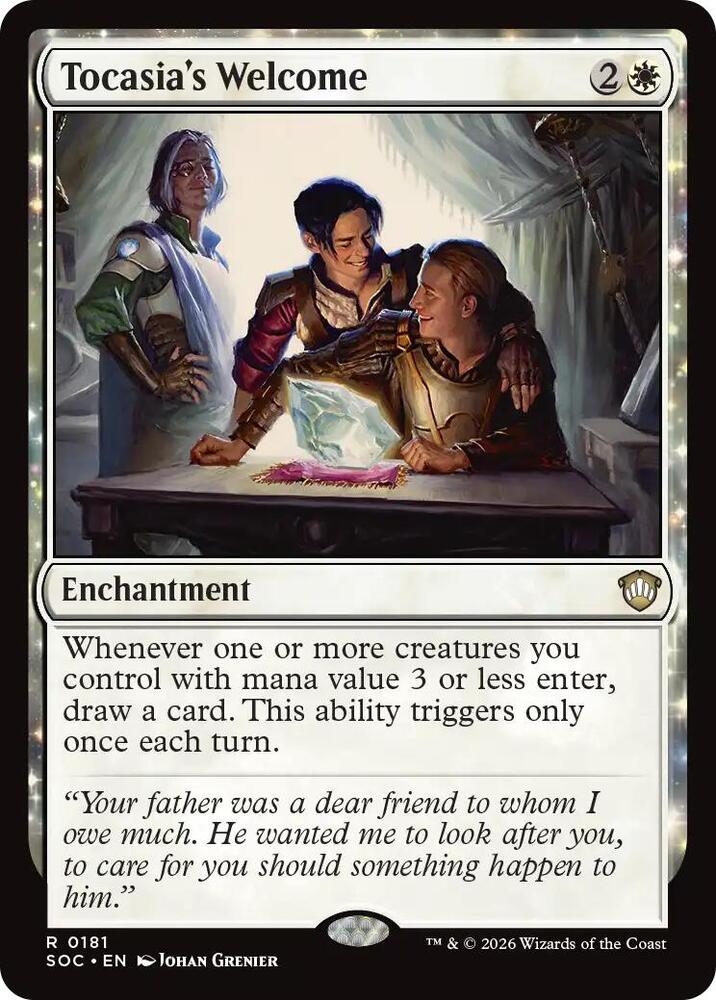 Tocasia's Welcome (SOC)