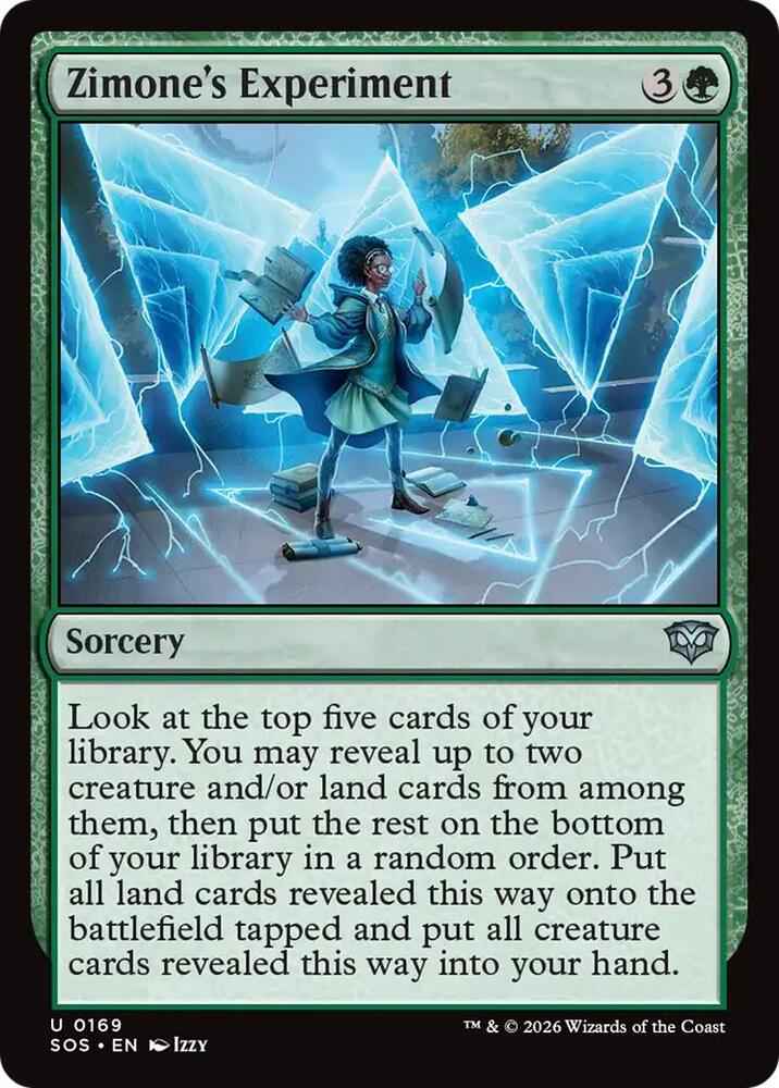 Zimone's Experiment (SOS)