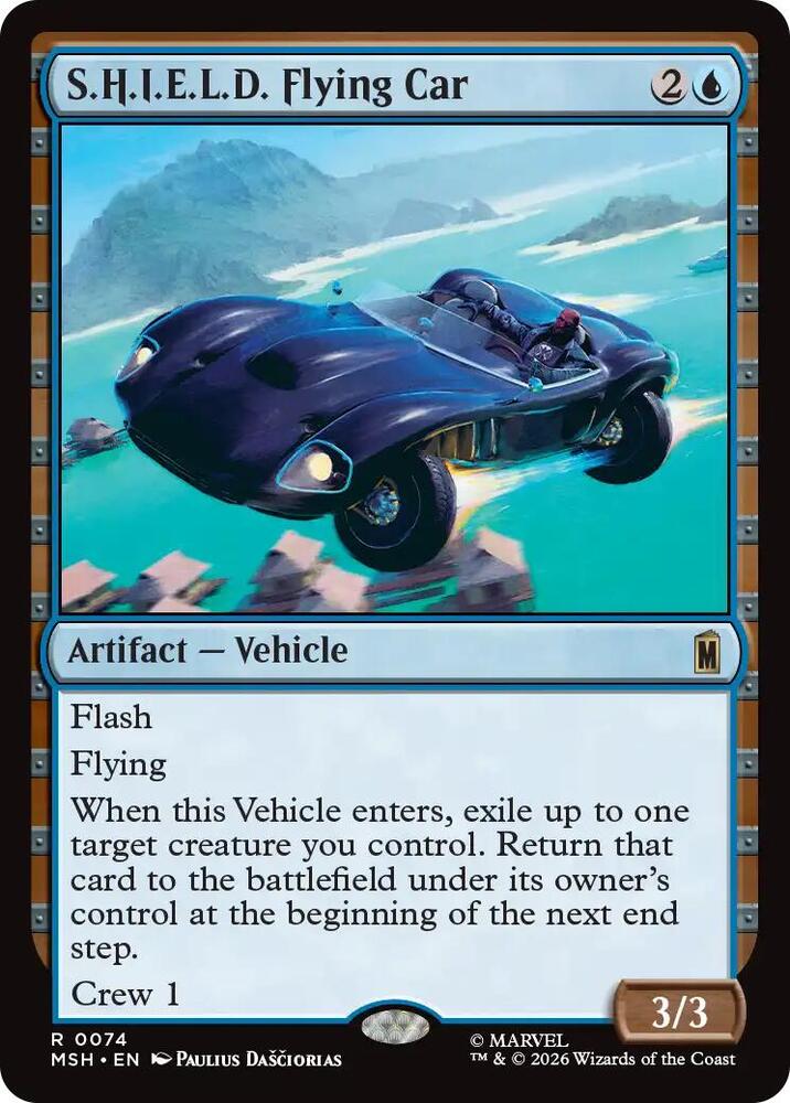S.H.I.E.L.D. Flying Car (MSH)