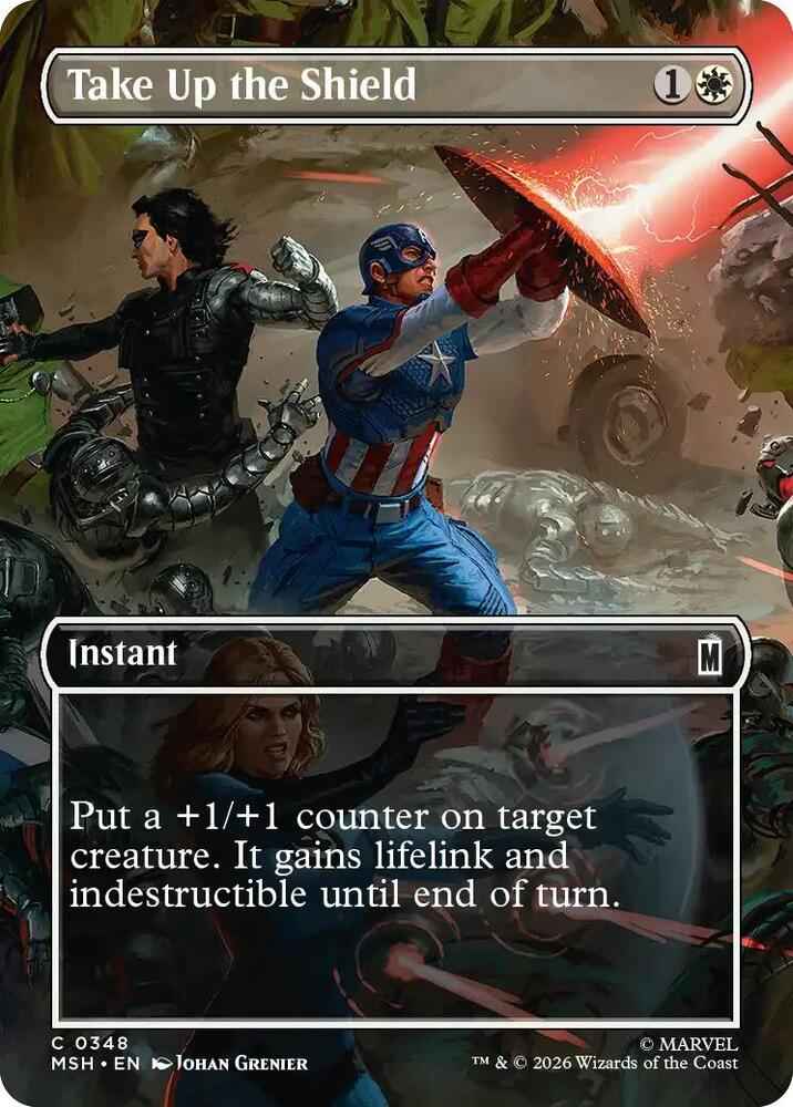 Take Up the Shield (Borderless)