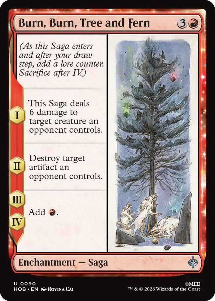Burn, Burn, Tree and Fern (HOB)