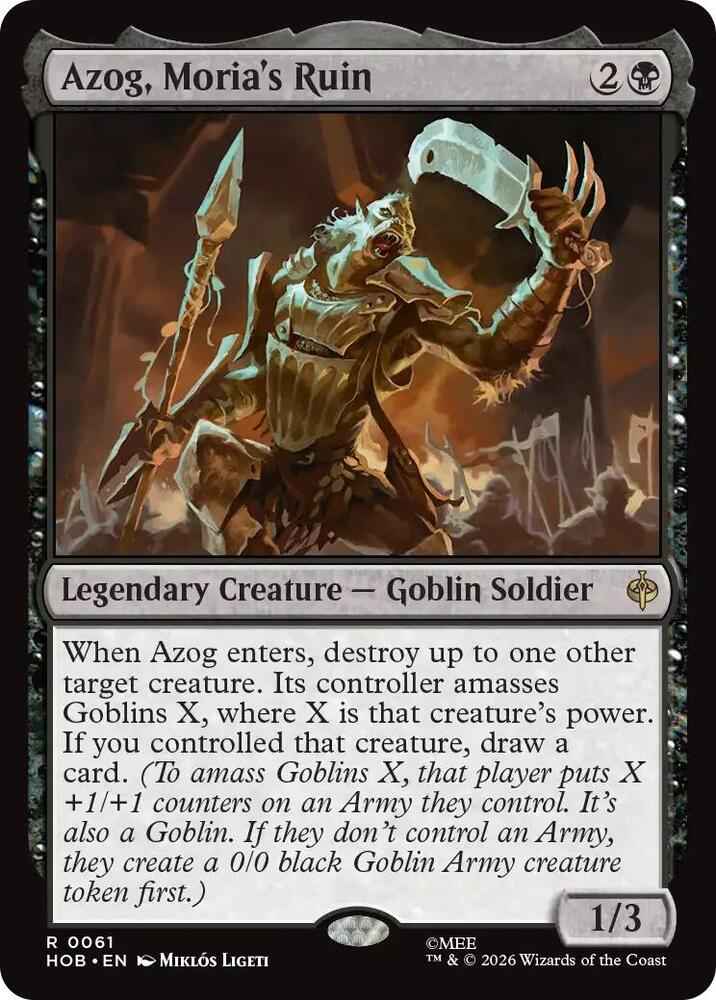 Azog, Moria's Ruin (HOB)