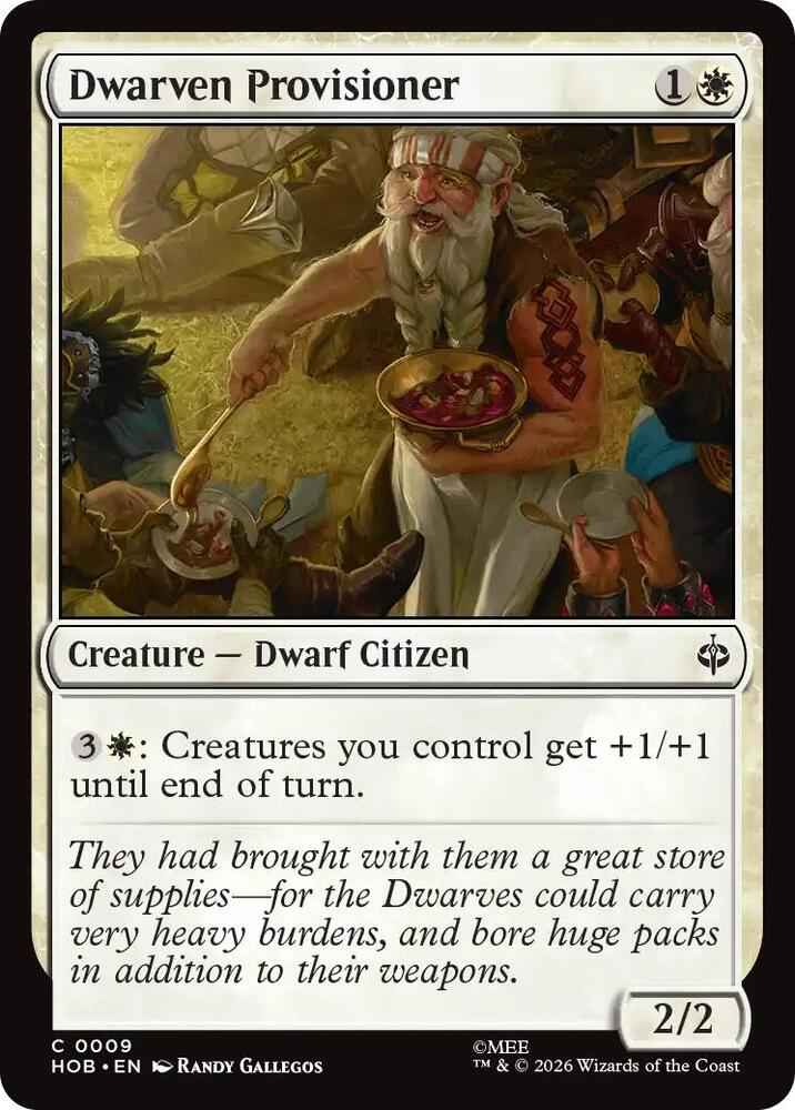 Dwarven Provisioner (HOB)