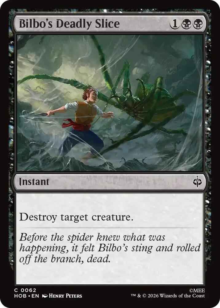 Bilbo's Deadly Slice (HOB)