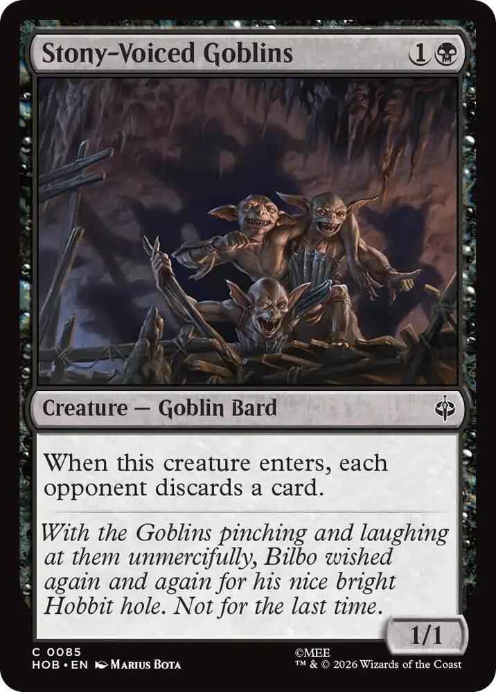 Stony-Voiced Goblins (HOB)