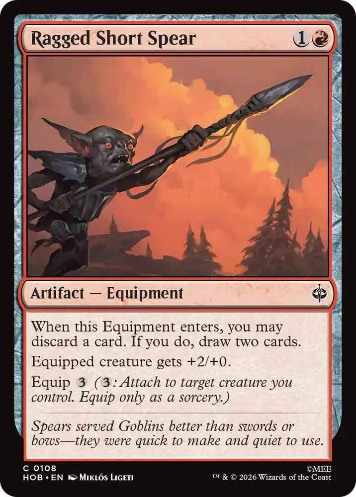 Ragged Short Spear (HOB)