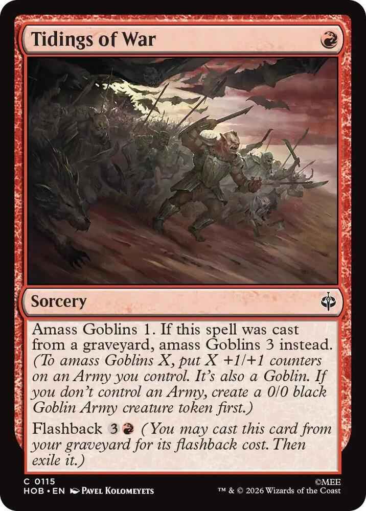 Tidings of War (HOB)