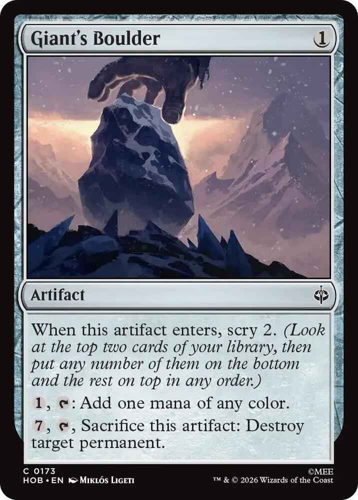 Giant's Boulder (HOB)