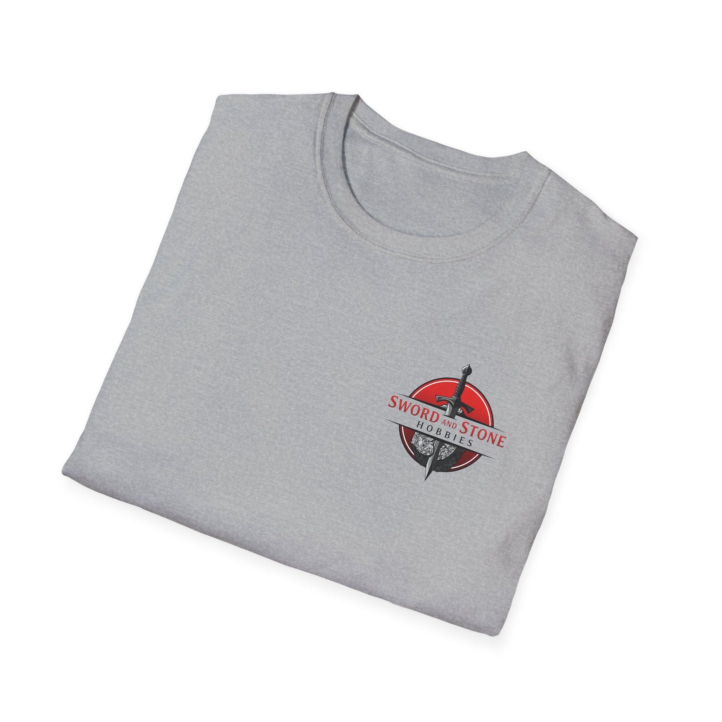 Sword and Stone Hobbies Logo T-Shirt - Sport Gray