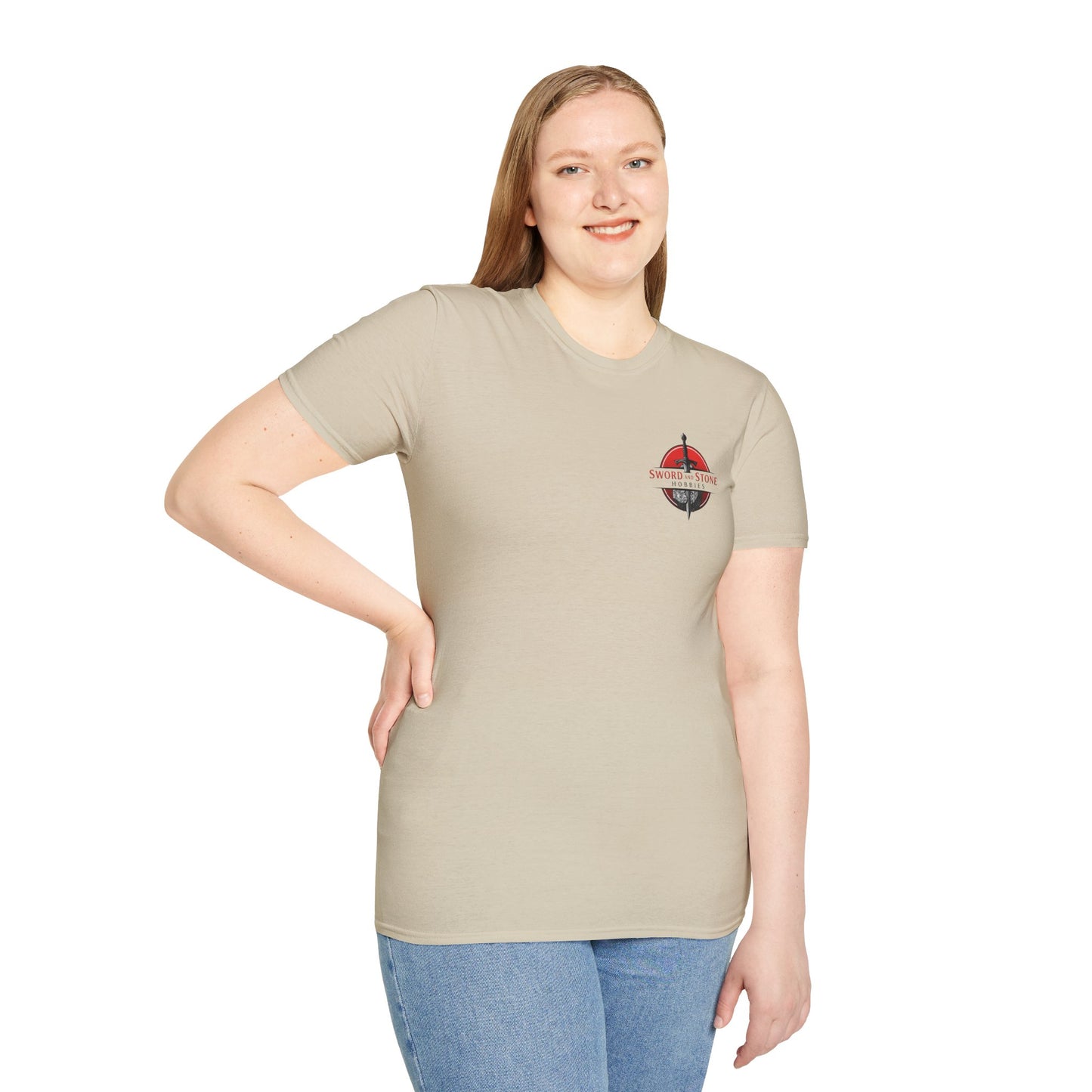 Sword and Stone Hobbies Logo T-Shirt - Sand