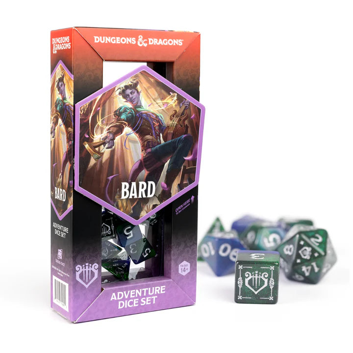 D&D Adventure Dice: Bard (Blue)