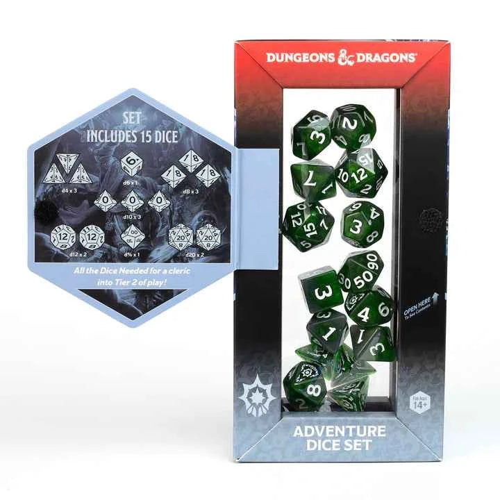 D&D Adventure Dice: Cleric (Green)