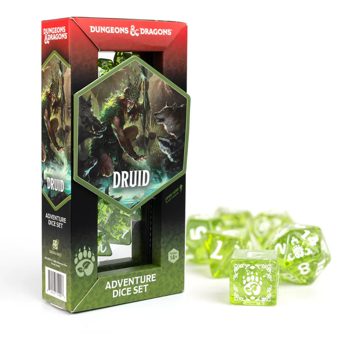 D&D Adventure Dice: Druid (Green)