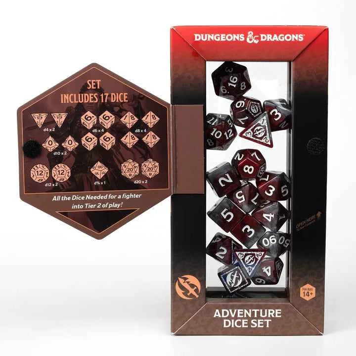 D&D Adventure Dice: Fighter (Red)