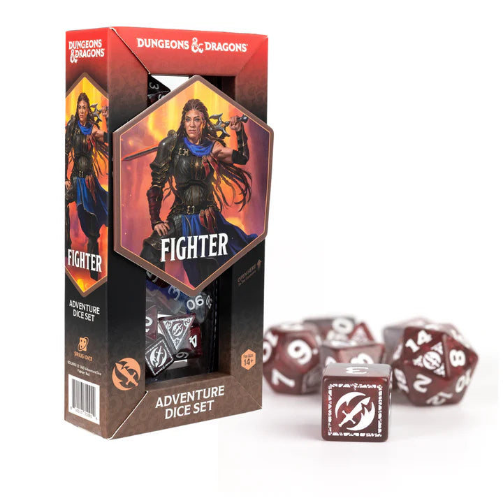 D&D Adventure Dice: Fighter (Red)