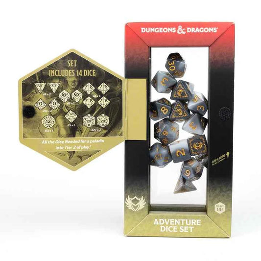 D&D Adventure Dice: Paladin (White / Grey)