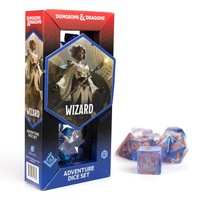 D&D Adventure Dice: Wizard (Blue)