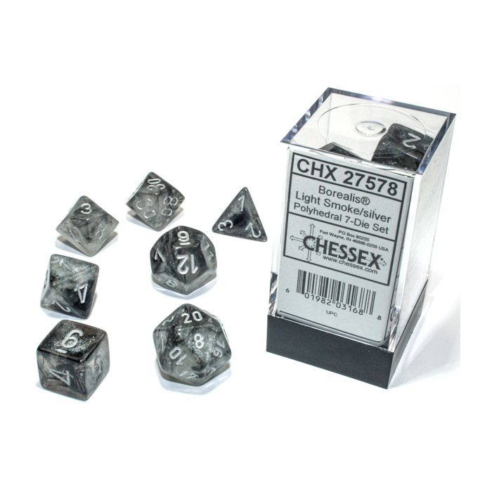 Borealis Luminary Light Smoke with Silver