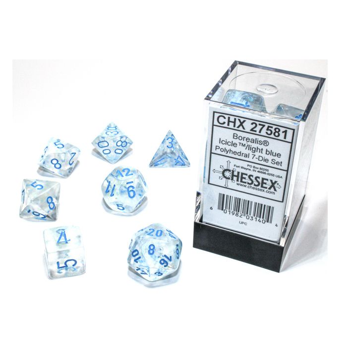 Borealis Luminary Icicle with Light Blue