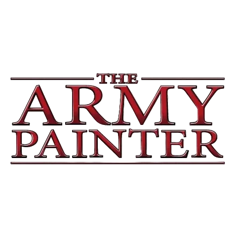 Logo of 'The Army Painter' with red text on a white background