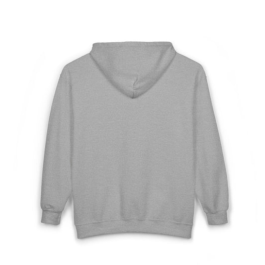 Unisex Full Zip Hooded Sweatshirt - Gray