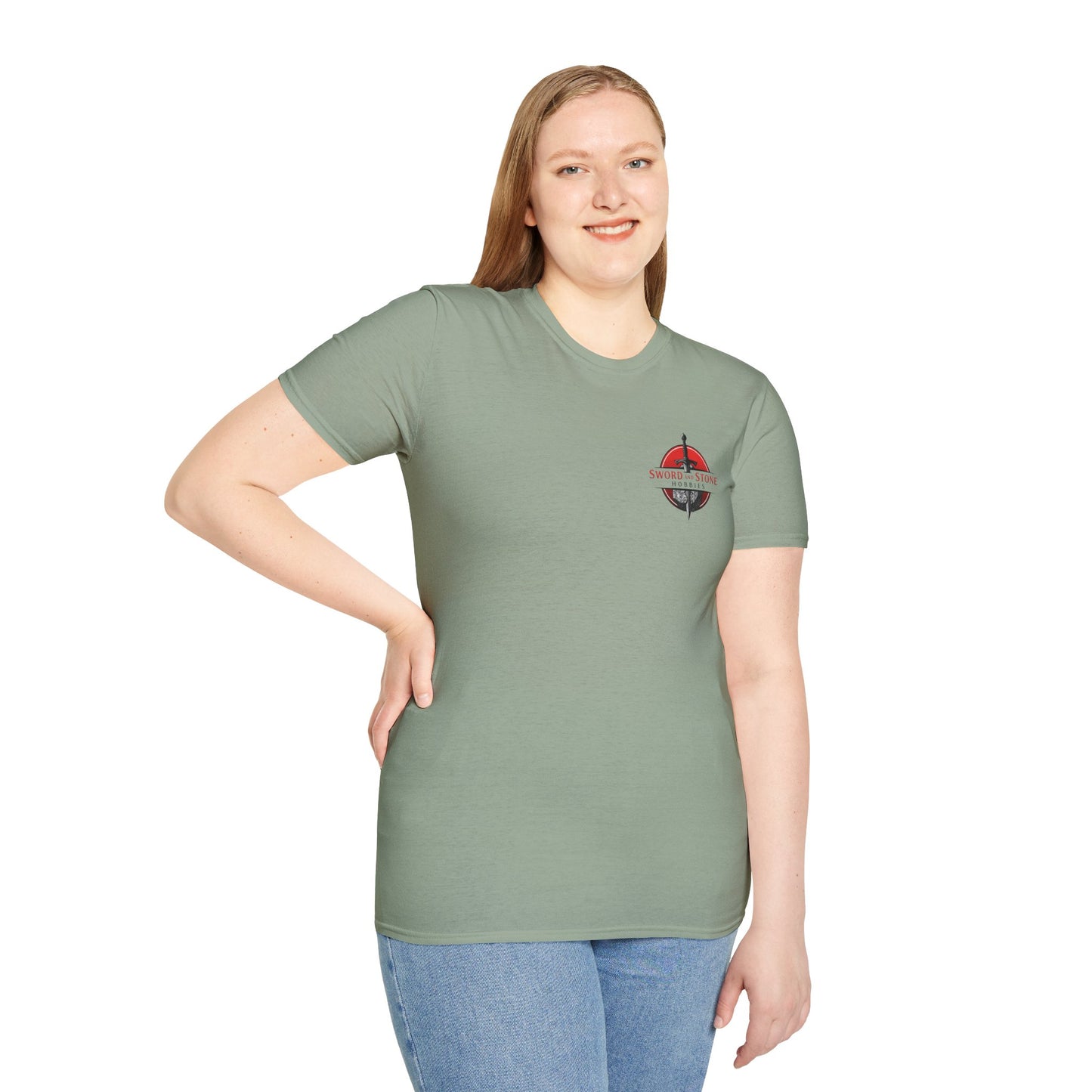 Sword and Stone Hobbies Logo T-Shirt - Sage