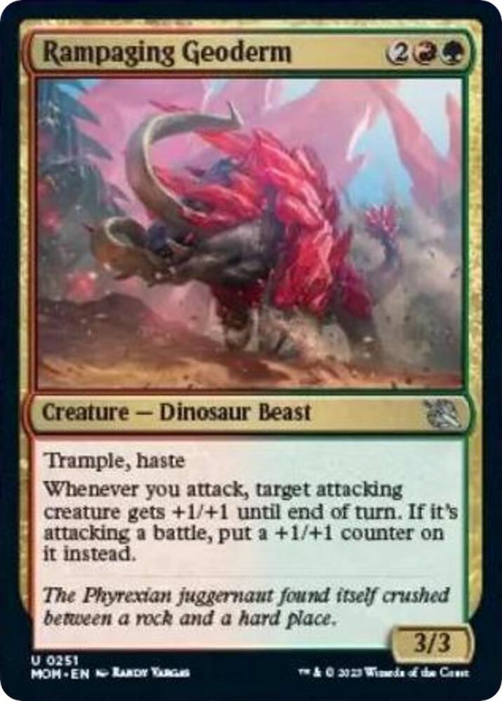 Rampaging Geoderm (MOM)