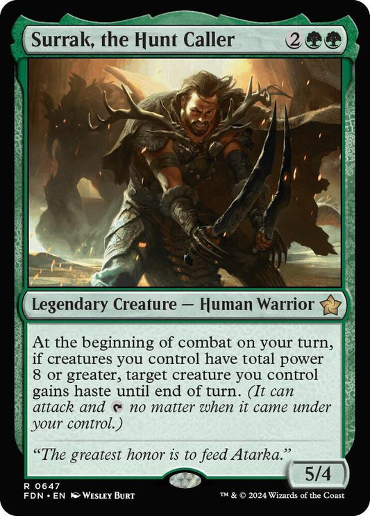 Surrak, the Hunt Caller (FDN)