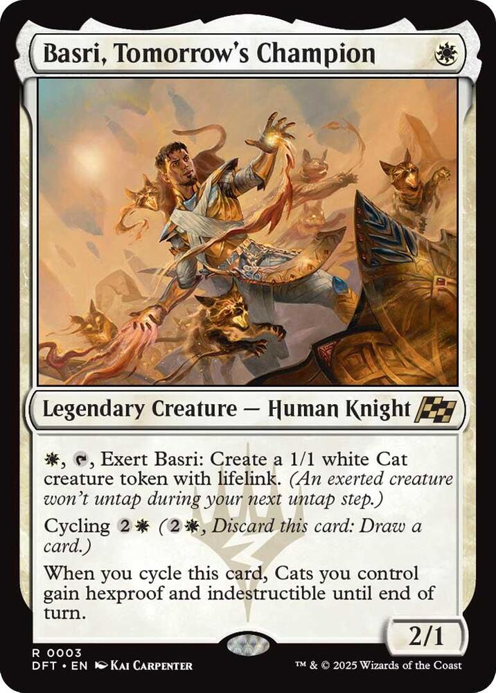 Basri, Tomorrow's Champion (DFT)