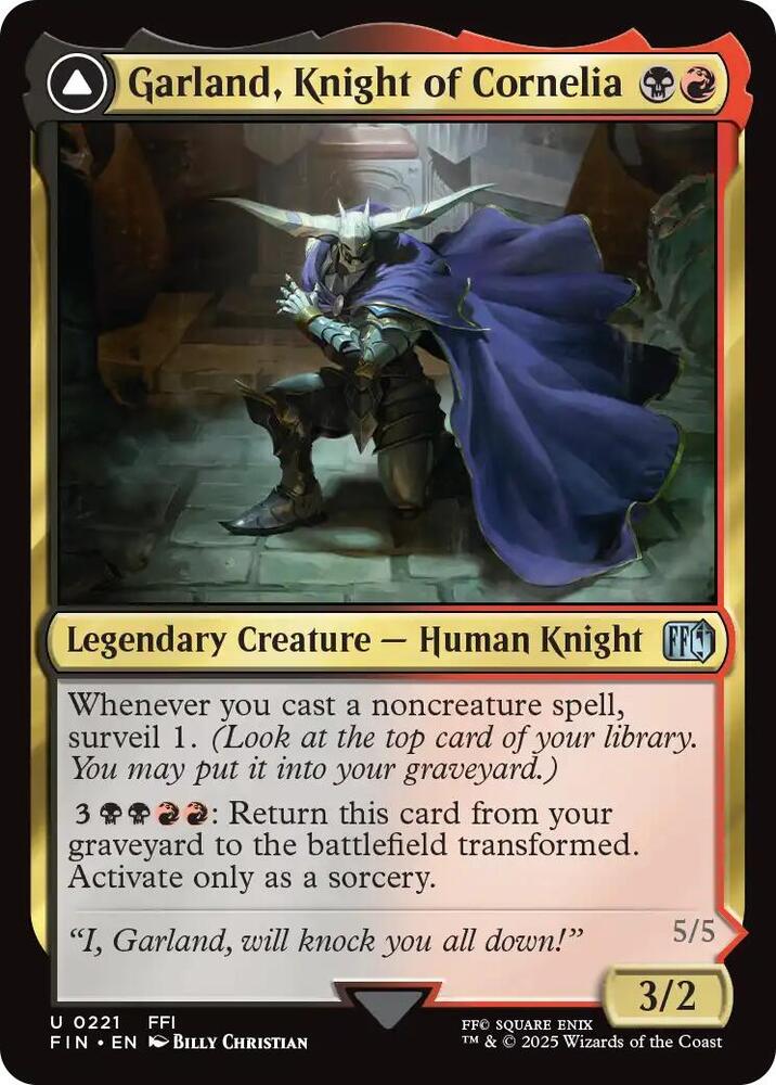 Garland, Knight of Cornelia (FIN)