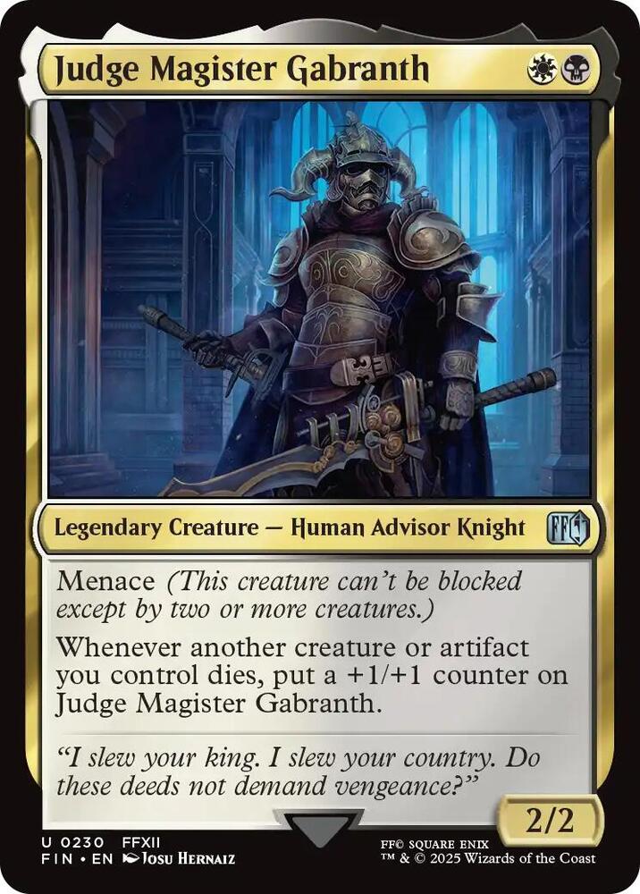 Judge Magister Gabranth (FIN)