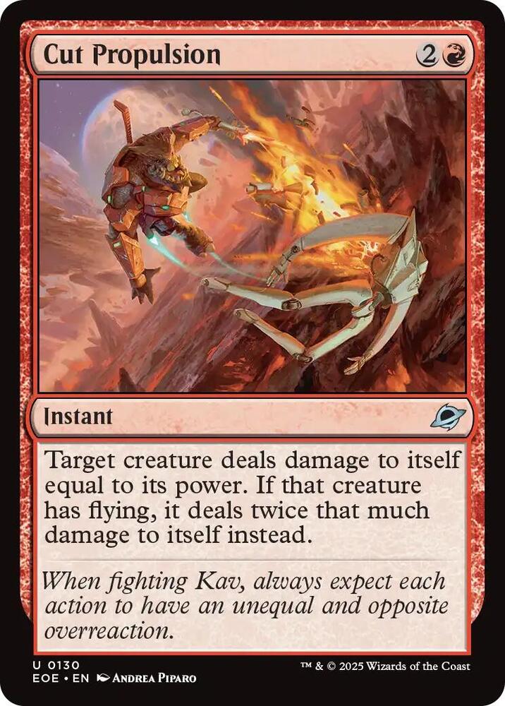 Cut Propulsion (EOE)