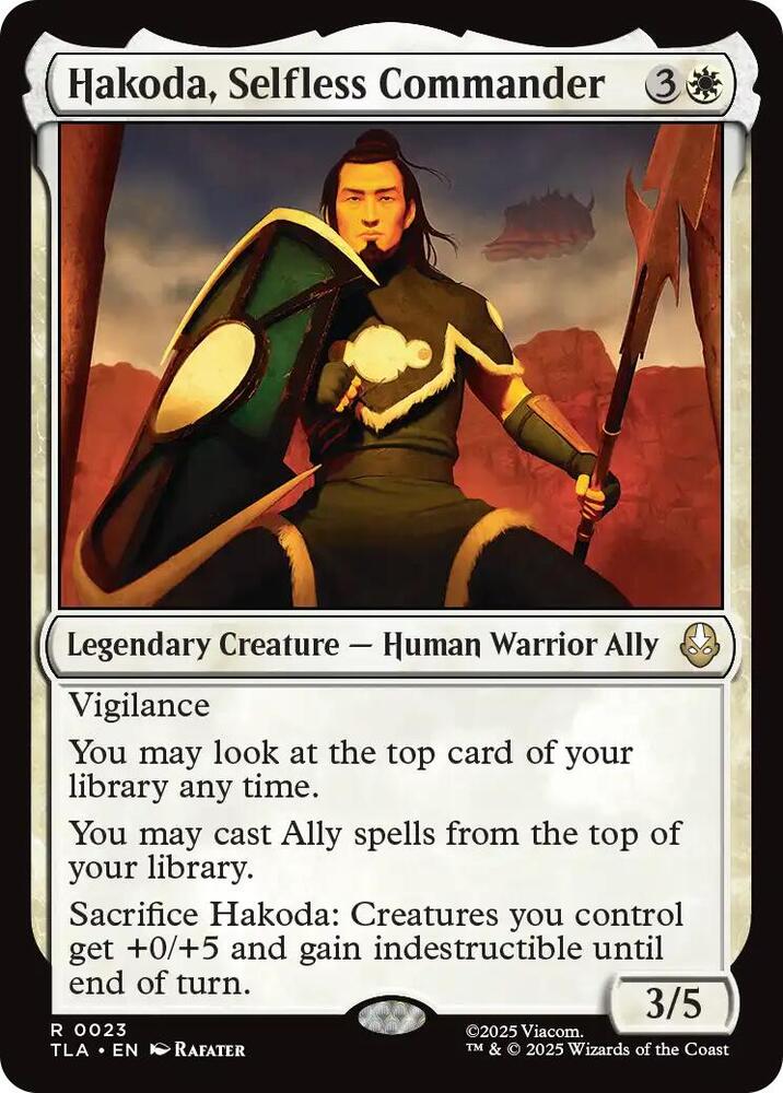 Hakoda, Selfless Commander (TLA)