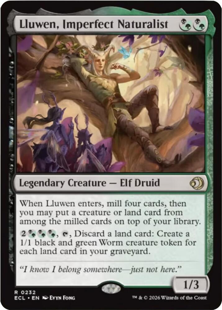 Lluwen, Imperfect Naturalist (ECL)