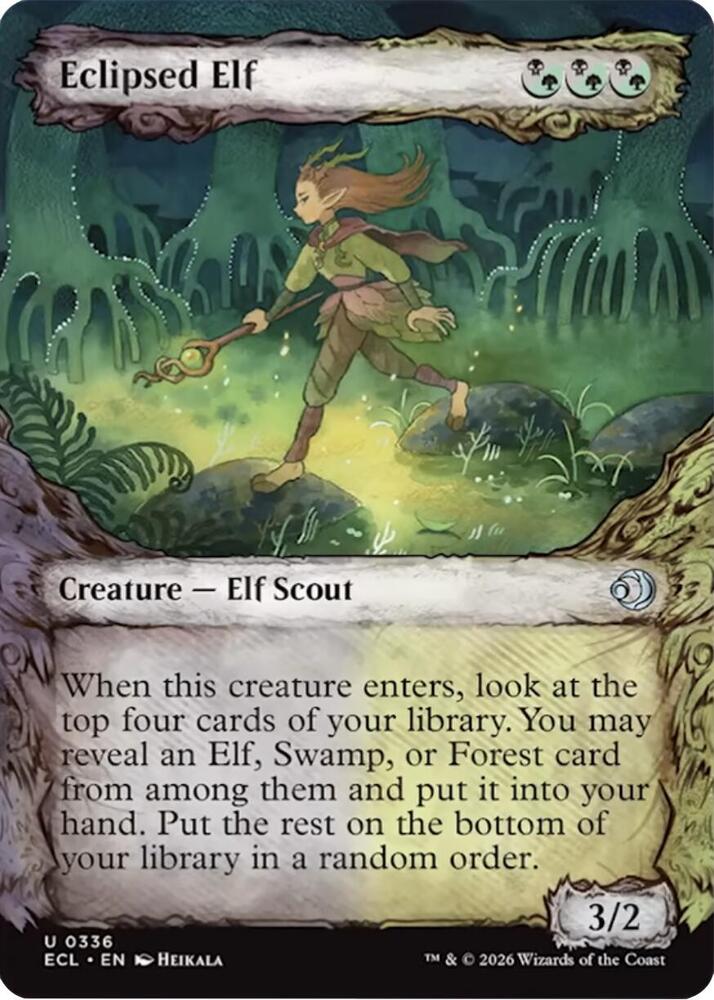 Eclipsed Elf (Showcase) (ECL)