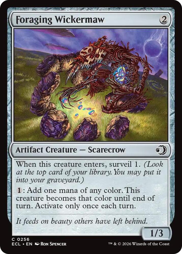 Foraging Wickermaw