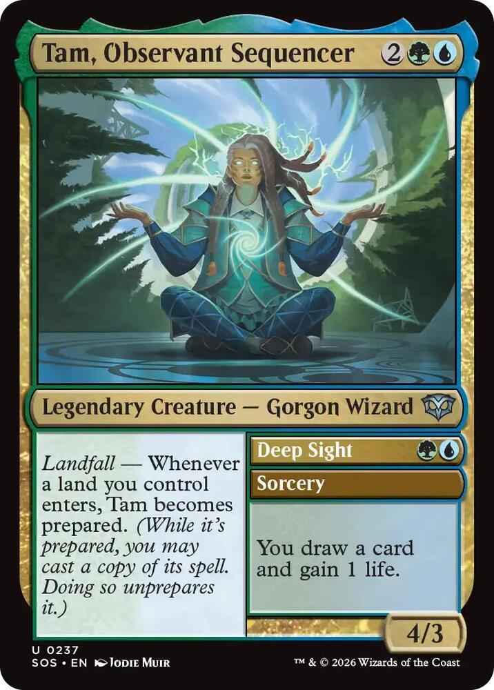 Tam, Observant Sequencer