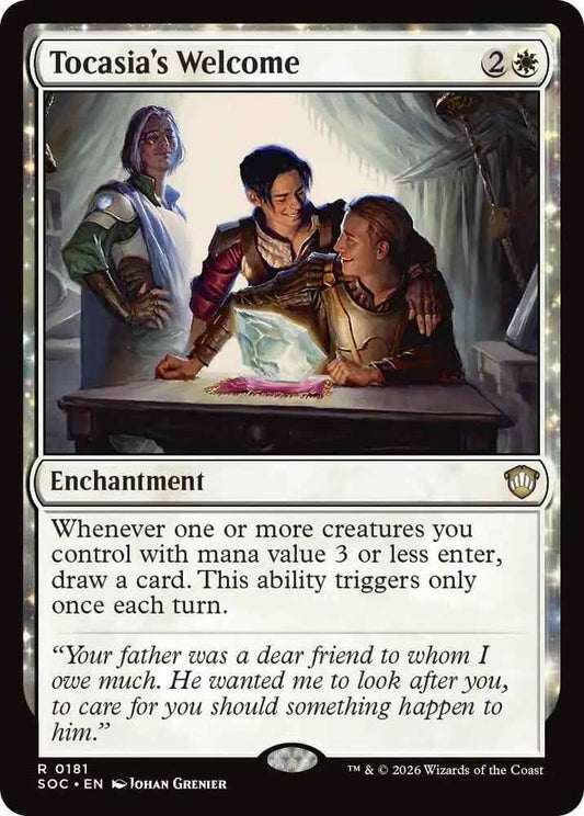 Tocasia's Welcome (SOC)