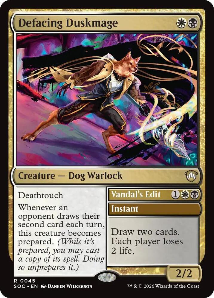 Defacing Duskmage (SOS)