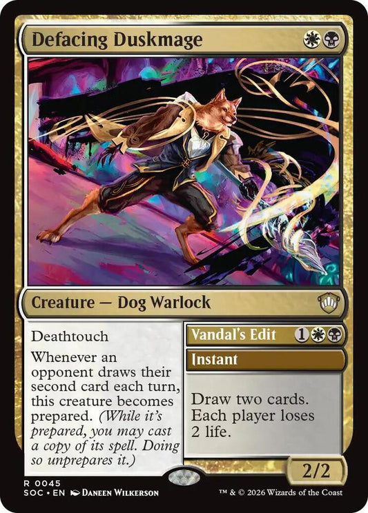 Defacing Duskmage (SOS)