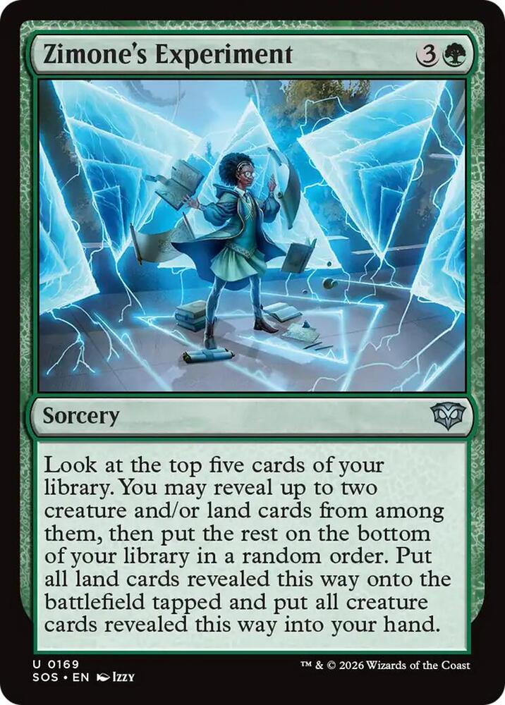 Zimone's Experiment (SOS)
