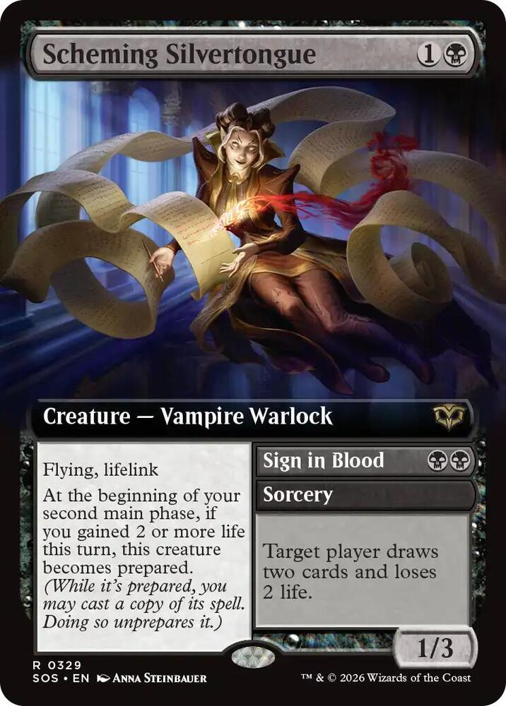 Scheming Silvertongue (Extended Art) (SOS)