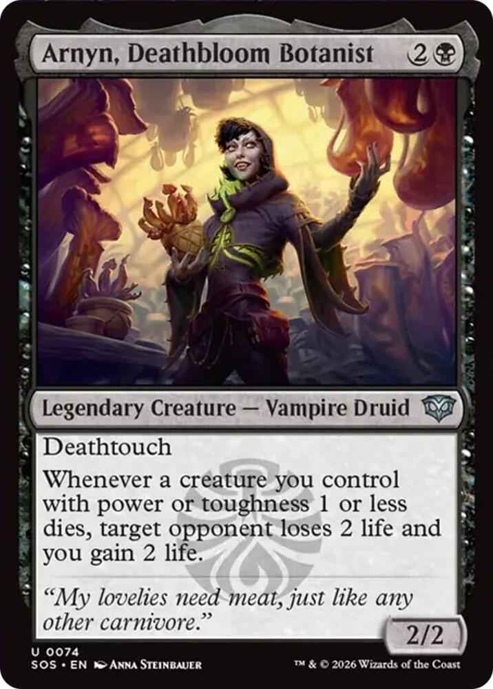Arnyn, Deathbloom Botanist