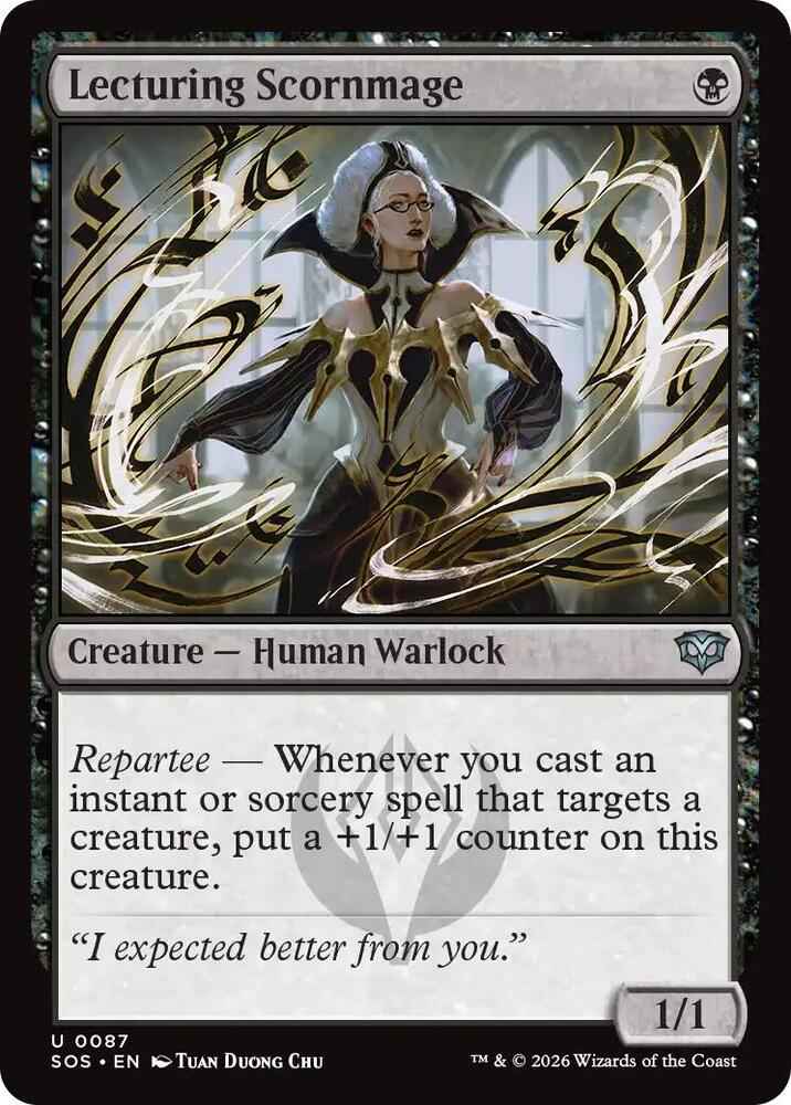 Lecturing Scornmage